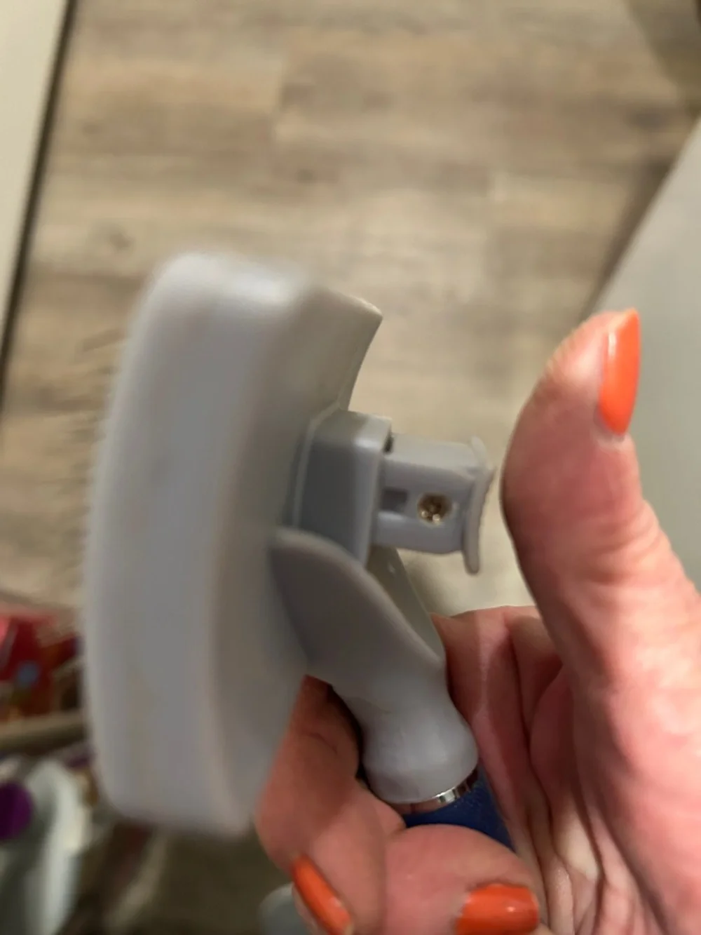 Pet Slicker Brush with Blue Handle